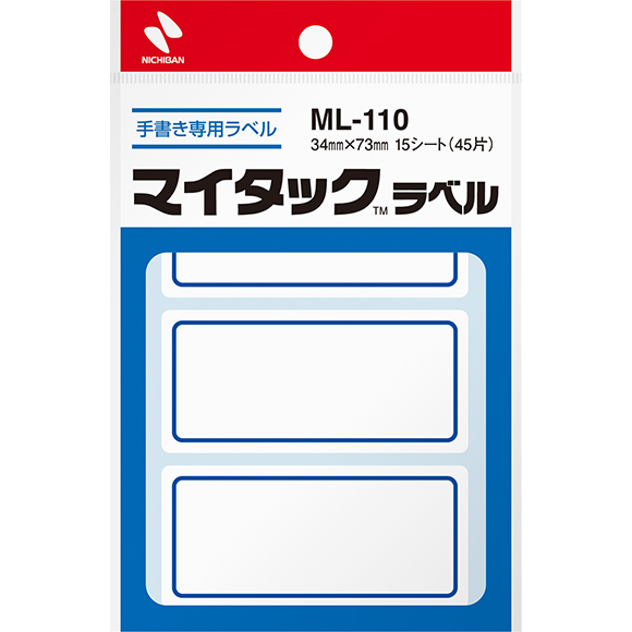 60セット]マイタックラベル ML-106R ニチバン 4987167021610（60セット）-