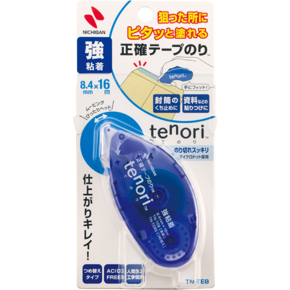 正確テープのり Tenori てのり テープのり ニチバン株式会社 製品情報サイト