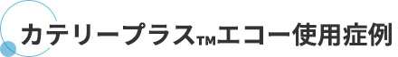 カテリープラス™エコー使用症例