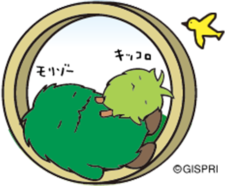 モリゾーとキッコロのイラスト