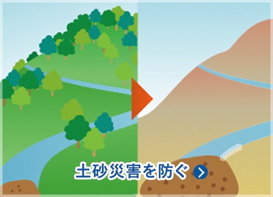 土砂災害を防ぐ