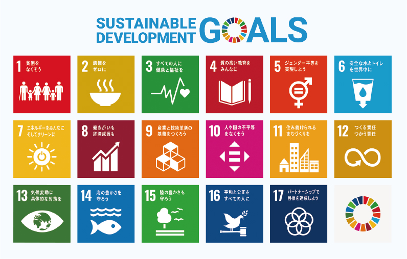 SDGsの17の目標一覧